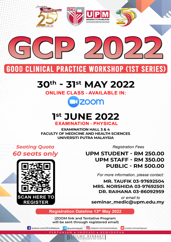 Good Clinical Practice Workshop (GCP) Series 1 2022