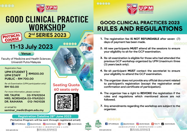 GOOD CLINICAL PRACTICE WORKSHOP 2nd SERIES 2023