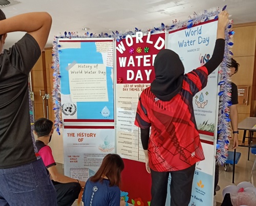 Pameran “Hari Air Sedunia 2022” di Fakulti Perubatan dan Sains Kesihatan, Universiti Putra Malaysia