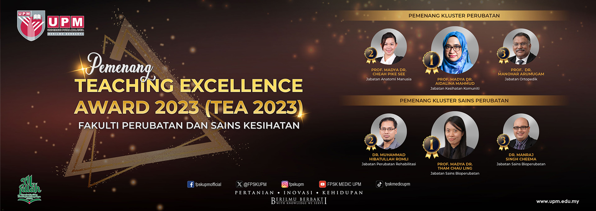 PEMENANG TEACHING EXCELLENCE AWARD 2023 (TEA 2023)
